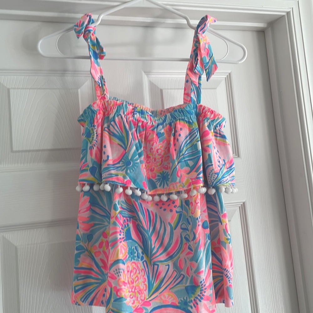 Lilly Pulitzer Tie-Sleeve Top